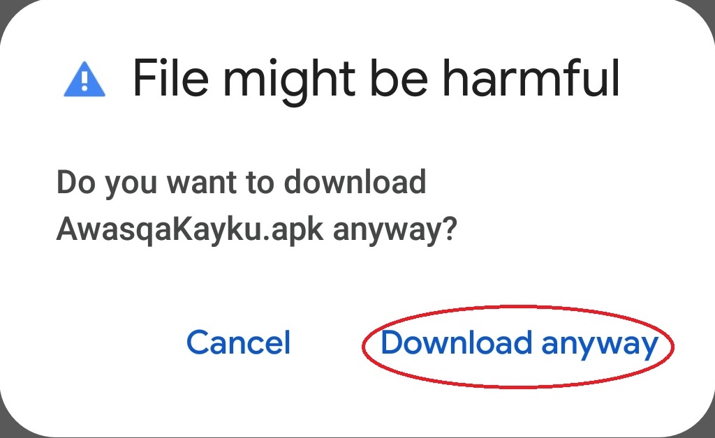 File might be harmful